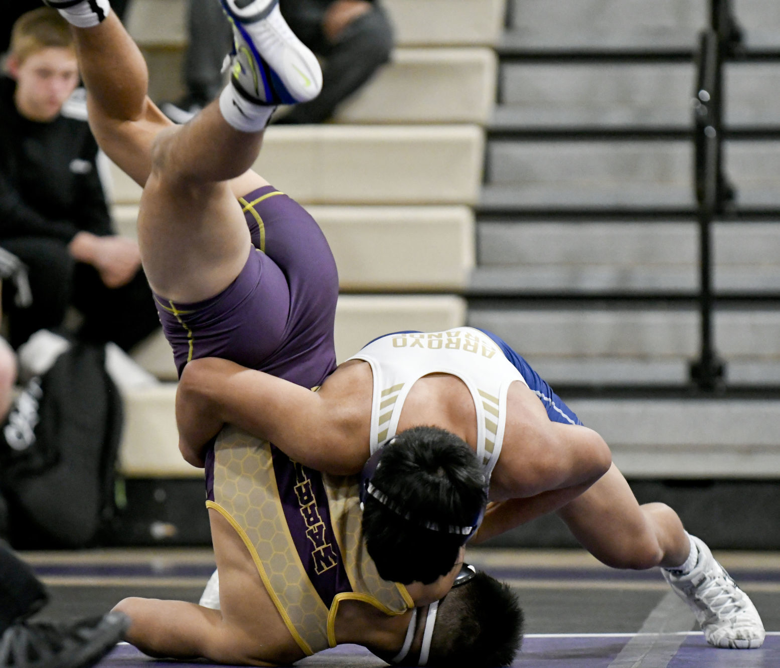 Photos: Righetti takes on Arroyo Grande in Mountain League wrestling